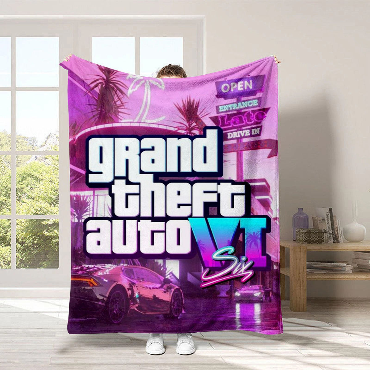 GTA VI Themed Cover Blanket